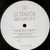 Ultravox - Quartet (LP)