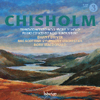 Driver, Danny - Erik Chisholm: Piano Concertos (feat. BBC Scottish Symphony Orchestra & Rory Macdonald