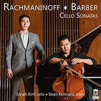 Kim, Jonah - Rachmaninoff & Barber: Cello Sonatas (feat. Sean Kennard)