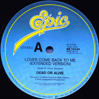 Dead or Alive - Lover Come Back To Me [12'' Single]
