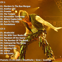 Iron Maiden - 2005.05.31 - Live in Graz (Austria, Graz, Stadthalle: CD 2)