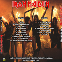 Iron Maiden - 1983.09.05 - Toronto '83 (Kingswood Music Theater, Toronto, Canada: CD 2)