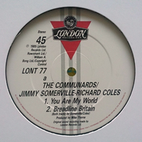 Communards - You Are My World (10'' Single)