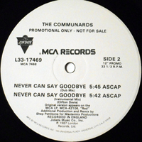 Communards - Never Can Say Goodbye [12'' Promo Single]