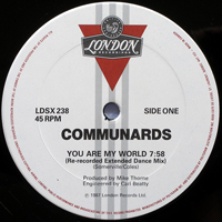 Communards - You Are My World (New York '87 Remix I) [12'' Single]