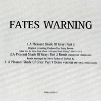 Fates Warning - A Pleasant Shade Of Gray: Part II (Single)