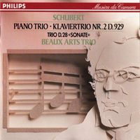 Beaux Arts Trio - F. Schubert - Piano Trio Nr. 2, D.929; Trio-Sonate, D. 28