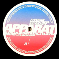 Apparat - Berlin, Montreal, Tel Aviv (Selected Live Recordings)  (Single)