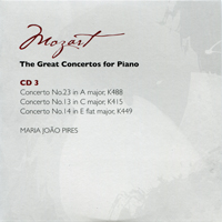 Maria Joao Pires - W.A.Mozart - The Great Piano Concertos (feat. Orchestre de la Fondation Gulbenkian de Lisbonne) [CD 3: NN 23, 13, 14]