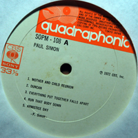 Paul Simon - Paul Simon (LP)