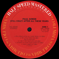 Paul Simon - Still Crazy After All These Years  (Mastersound LP)