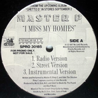 Master P - I Miss My Homies (12'' Single, Promo)