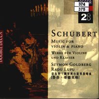 Radu Lupu - Schubert's Music For Violin & Piano (CD 1)