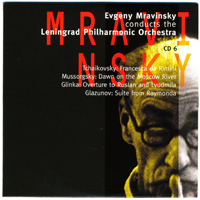 Evgeny Mravinsky - Evgeny Mravinsky Conducts The Leningrad Philharmonic Orchestra (CD 6)