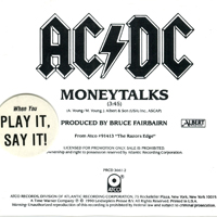 AC/DC - Moneytalks (Single)