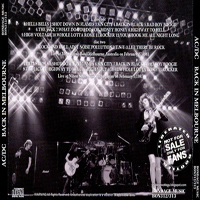 AC/DC - Back in Melbourne (CD 2: Myer Music Bowl, Melbourne, Australia - February 27, 1981 (01-03) & Tokyo, Japan - February 5, 1981 (04-13))