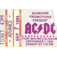 AC/DC - Fort Wayne (Allen County War Memorial Coliseum, Fort Wayne, IN, USA - Septermber 7, 1986: CD 1)
