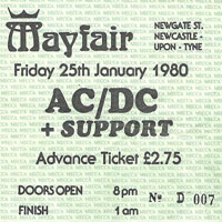 AC/DC - 1980.01.25 - Live at Mayfair Ballroom, Newcastle, England