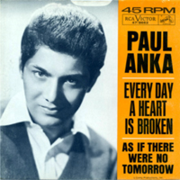Paul Anka - Every Day A Heart Is Broken (7'' Single)