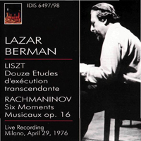 Lazar Berman - Live Recording Milano (April 29, 1976) (CD 1)