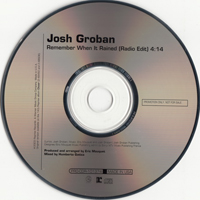 Josh Groban - Remember When It Rained (Us Promo Single)