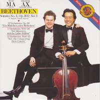 Yo-Yo Ma - Yo-Yo Ma: 30 Years Outside The Box (CD 19): Beethoven: Complete Sonatas for Cello and Piano Vol. 3