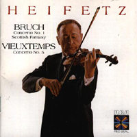 Jascha Heifetz - Jascha Heifetz: Bruch's & Vieuxtemps's Violin Concertos