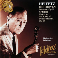 Jascha Heifetz - The Heifetz Collection, Vol.25 - Beethoven, Spohr
