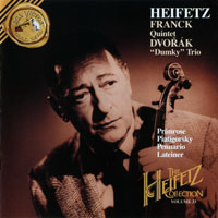 Jascha Heifetz - The Heifetz Collection, Vol.33 - Franck, Dvorak, Sibelius