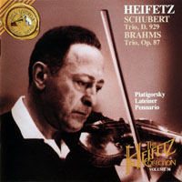 Jascha Heifetz - The Heifetz Collection, Vol.38 - Schubert, Brahms Trios
