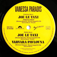 Vanessa  Paradis - Joe Le Taxi (12'' Single)