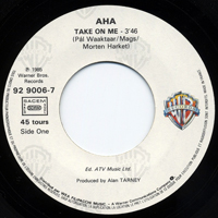 A-ha - Take On Me (France Edition) [7'' Single]