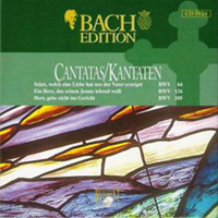 Johann Sebastian Bach - Bach Edition Vol. IV: Cantatas II (CD 24) - BWV 64, 134, 105