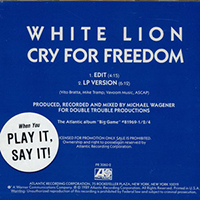 White Lion - Cry For Freedom (USA Single)