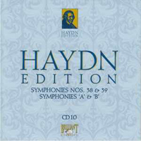 Franz Joseph Haydn - Haydn Edition (CD 10): Symphonies Nos. 38 & 39, Symphonies 'A' & 'B'