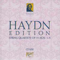 Franz Joseph Haydn - Haydn Edition (CD 100): String Quartets Op. 55 Nos. 1-3