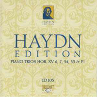 Franz Joseph Haydn - Haydn Edition (CD 103): Piano Trios Hob XV-6, 7, 34, 35 & F1