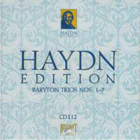 Franz Joseph Haydn - Haydn Edition (CD 112): Baryton Trios Nos. 1-7