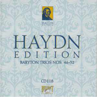 Franz Joseph Haydn - Haydn Edition (CD 118): Baryton Trios Nos. 46-52
