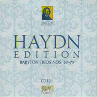 Franz Joseph Haydn - Haydn Edition (CD 121): Baryton Trios Nos. 67-73