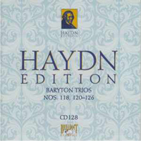 Franz Joseph Haydn - Haydn Edition (CD 128): Baryton Trios Nos. 118, 120-126