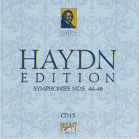 Franz Joseph Haydn - Haydn Edition (CD 13): Symphonies Nos. 46-48