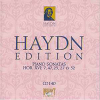 Franz Joseph Haydn - Haydn Edition (CD 140): Piano Sonatas Hob XVI-7, 47, 23, 27 & 52
