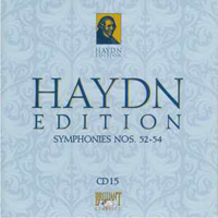 Franz Joseph Haydn - Haydn Edition (CD 15): Symphonies Nos. 52-54