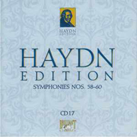 Franz Joseph Haydn - Haydn Edition (CD 17): Symphonies Nos. 58-60