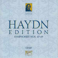 Franz Joseph Haydn - Haydn Edition (CD 20): Symphonies Nos. 67-69