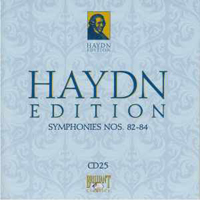 Franz Joseph Haydn - Haydn Edition (CD 25): Symphonies Nos. 82-84