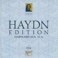 Franz Joseph Haydn - Haydn Edition (CD 4): Symphonies Nos. 13-16