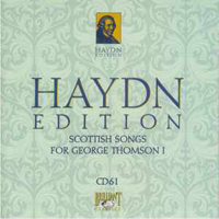 Franz Joseph Haydn - Haydn Edition (CD 61): Scottish Songs for George Thomson I