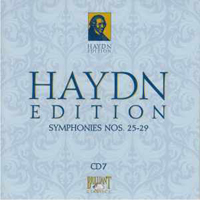 Franz Joseph Haydn - Haydn Edition (CD 7): Symphonies Nos. 25-29